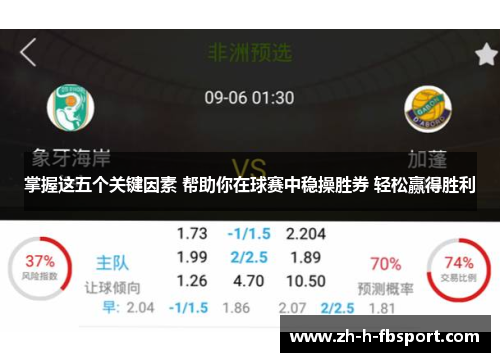 掌握这五个关键因素 帮助你在球赛中稳操胜券 轻松赢得胜利 掌握这五个关键因素 帮助你在球赛中稳操胜券 轻松赢得胜利